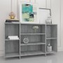 Credenza Grigio Sonoma 120x30x75 cm in Truciolato