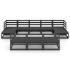 Set Divani da Giardino 10 pz in Legno Massello di Pino
