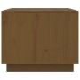 Tavolino da Salotto Miele 80x50x40 cm Legno Massello di Pino