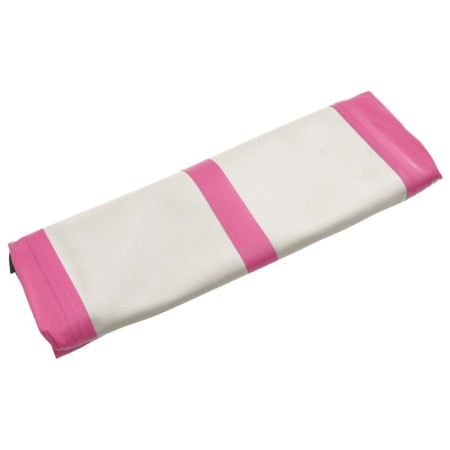 Tappetino Ginnastica Gonfiabile con Pompa 600x100x20cm PVC Rosa