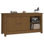 Mobile Porta TV Miele 103x36,5x52 cm in Legno Massello di Pino