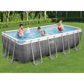 Bestway Power Steel Set Piscina Rettangolare 488x244x122 cm