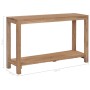 Tavolo Consolle 120x35x75 cm in Legno Massello di Teak