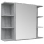 Mobile da Bagno Grigio Sonoma 80x20,5x64cm in Legno Multistrato