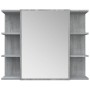 Mobile da Bagno Grigio Sonoma 80x20,5x64cm in Legno Multistrato