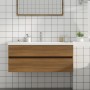 Mobile Lavabo Rovere Marrone 100x38,5x45 cm Legno Multistrato