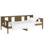 Dormeuse Miele in Legno Massello di Pino 90x200 cm