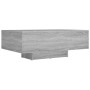 Tavolino da Salotto Grigio Sonoma 85x55x31 cm Legno Multistrato