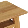 Tavolo Consolle 120x35x75 cm in Legno Massello di Teak