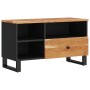 Mobile TV 80x33x46cm Legno Massello Acacia e Legno Multistrato