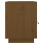 Comodini 2 pz Miele 40x34x45 cm in Legno Massello di Pino