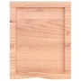 Ripiano Muro Marrone 40x50x(2-6) cm Massello Rovere Trattato