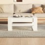 Tavolino da Salotto Bianco 102x55x45 cm Legno Multistrato