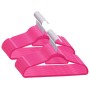 Set Appendiabiti 50 pz Antiscivolo Rosa in Velluto