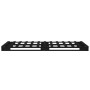 Letto a Pallet Nero 100x200 cm in Legno Massello di Pino