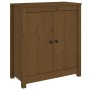 Credenza Miele 70x35x80 cm in Legno Massello di Pino