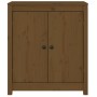 Credenza Miele 70x35x80 cm in Legno Massello di Pino