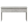 Tavolino Grigio Cemento 102x50,5x52,5 cm in Legno Multistrato