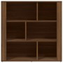 Credenza Rovere Marrone 80x30x80 cm in Legno Multistrato