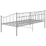 Telaio Divano Letto Grigio in Metallo 90x200 cm