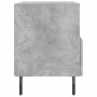 Comodini 2 pz Grigio Cemento 40x35x47,5 cm in Legno Multistrato