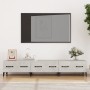 Mobile Porta TV Grigio Cemento 150x34,5x30 cm Legno Multistrato