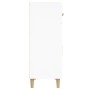 Credenza Bianca 69,5x34x89 cm in Legno Multistrato