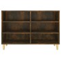 Credenza Rovere Fumo 103,5x35x70 cm in Legno Multistrato