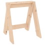 Sgabelli 2 pz 40x40x45 cm in Legno Massello di Pino