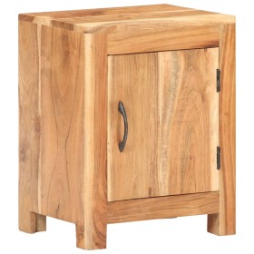 Comodino 40x30x50 cm in Legno Massello di Acacia