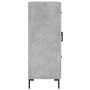 Credenza Grigio Cemento 69,5x34x90 cm in Legno Multistrato