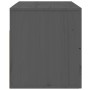 Comodini a Muro 2 pz Grigio 50x36x40 cm