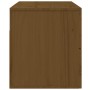 Comodini a Muro 2 pz Marrone Miele 50x36x40 cm