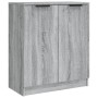 Credenza Grigio Sonoma 60x30x70 cm in Legno Multistrato