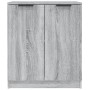 Credenza Grigio Sonoma 60x30x70 cm in Legno Multistrato