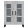 Credenza Grigio Cemento 69,5x34x90 cm in Legno Multistrato