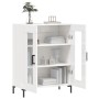 Credenza 69,5x34x90 cm in Legno Multistrato Bianco Lucido