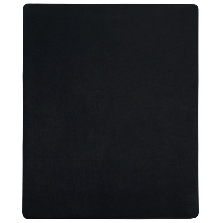 Lenzuola con Angoli Jersey 2pz Nero 90x200 cm Cotone