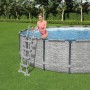 Bestway Piscina Power Steel Rotonda 488x122 cm