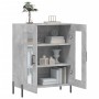 Credenza Grigio Cemento 69,5x34x90 cm in Legno Multistrato