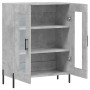 Credenza Grigio Cemento 69,5x34x90 cm in Legno Multistrato