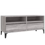 Mobile Porta TV Grigio Sonoma 100x34,5x44,5cm Legno Multistrato