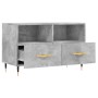 Mobile per TV Grigio Cemento 80x36x50 cm Legno Multistrato