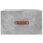 Comodini a Muro 2 pz Grigio Cemento 35x35x20 cm