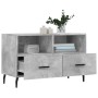 Mobile per TV Grigio Cemento 80x36x50 cm Legno Multistrato