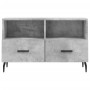 Mobile per TV Grigio Cemento 80x36x50 cm Legno Multistrato