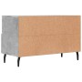 Mobile per TV Grigio Cemento 80x36x50 cm Legno Multistrato