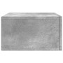 Comodini a Muro 2 pz Grigio Cemento 35x35x20 cm