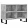 Mobile Porta TV Grigio Cemento 69,5x30x50 cm Legno Multistrato