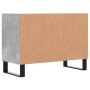 Mobile Porta TV Grigio Cemento 69,5x30x50 cm Legno Multistrato